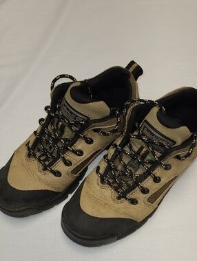 Timberland Tan & Black Outdoor propel flex support leather Lace-Up hiking Shoes